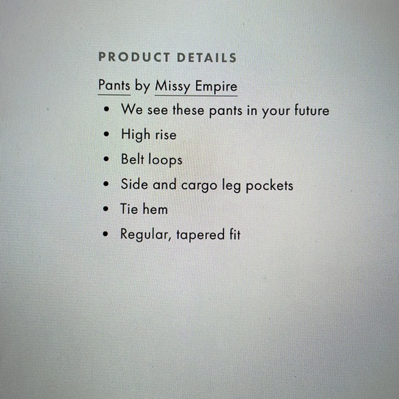 ASOS Missempire exclusive cargo pocket pants - Picture 5 of 6